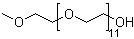 2,5,8,11,14,17,20,23,26,29,32,35-十二氧杂三十七烷-37-醇分子结构 (CAS 5702-16-9)