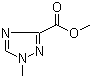 1-Methyl-1H-1,2,4-triazole-3-carboxylic acid methyl ester molecular structure (CAS 57031-66-0)
