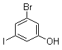 结构式 CAS# 570391-20-7, 3-溴-5-碘苯酚