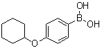 [4-(Cyclohexyloxy)phenyl]boronic acid molecular structure (CAS 570398-88-8)