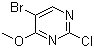 5-Bromo-2-chloro-4-methoxypyrimidine molecular structure (CAS 57054-92-9)