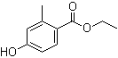 Ethyl 4-hydroxy-2-methylbenzoate molecular structure (CAS 57081-00-2)