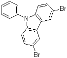 结构式 CAS# 57103-20-5, 3,6-二溴-9-苯基咔唑