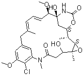 Maytansinol molecular structure (CAS 57103-68-1)