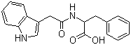 N-(3-Indolylacetyl)-L-phenylalanine molecular structure (CAS 57105-50-7)
