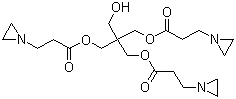 Pentaerythritol tris[3-(1-aziridinyl)propionate] molecular structure (CAS 57116-45-7)