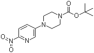 4-(6-Nitro-3-pyridinyl)-1-piperazinecarboxylic acid tert-butyl ester molecular structure (CAS 571189-16-7)