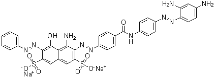 直接黑 166分子结构 (CAS 57131-19-8)