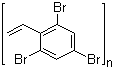 Poly-tribromostyrene molecular structure (CAS 57137-10-7)