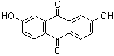 结构式 CAS# 572-93-0, 2,7-二羟基-9,10-蒽醌