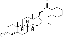 structure of CAS# 5721-91-5, Testosterone decanoate;Testosterone caproate; 17b-Hydroxyandrost-4-en-3-one decanoate