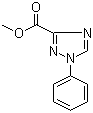 1-Phenyl-1H-[1,2,4]triazole-3-carboxylic acid methyl ester molecular structure (CAS 57226-96-7)
