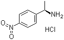 structure of CAS# 57233-86-0, (S)-1-(4-Nitrophenyl)ethylamine hydrochloride;(R)-alpha-Methyl-4-nitrobenzylamine hydrochloride