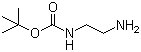 N-叔丁氧羰基-1,2-乙二胺分子结构 (CAS 57260-73-8)