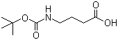 N-Boc-gamma-aminobutyric acid molecular structure (CAS 57294-38-9)