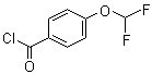 4-(二氟甲氧基)苯甲酰氯分子结构 (CAS 57320-63-5)