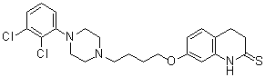 7-[4-[4-(2,3-Dichlorophenyl)-1-piperazinyl]butoxy]-3,4-dihydro-2(1H)-quinolinethione molecular structure (CAS 573691-04-0)