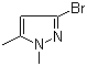 3-溴-1,5-二甲基吡唑分子结构 (CAS 5744-80-9)