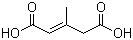 structure of CAS# 5746-90-7, 3-Methylglutaconic acid;3-Methylpent-2-enedioic acid