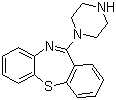 结构式 CAS# 5747-48-8, 11-(1-哌嗪基)二苯并[b,f][1,4]硫氮杂卓