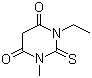 1-乙基-3-甲基-2-硫代巴比妥酸分子结构 (CAS 57481-63-7)