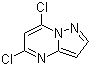 structure of CAS# 57489-77-7, 5,7-Dichloropyrazolo[1,5-a]pyrimidine