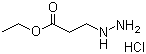 3-脒基丙酸乙酯盐酸盐分子结构 (CAS 57508-48-2)