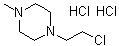 1-(2-Chloroethyl)-4-methylpiperazine dihydrochloride molecular structure (CAS 5753-26-4)