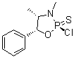 (2R,4S,5R)-2-Chloro-3,4-dimethyl-5-phenyl-1,3,2-oxazaphospholidine 2-sulfide molecular structure (CAS 57573-32-7)