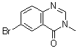 6-溴-3-甲基喹唑啉-4(3H)-酮分子结构 (CAS 57573-59-8)