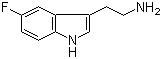 5-氟色胺分子结构 (CAS 576-16-9)