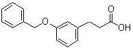 3-(Phenylmethoxy)benzenepropanoic acid molecular structure (CAS 57668-34-5)