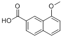 结构式 CAS# 5773-97-7, 8-甲氧基-2-萘甲酸