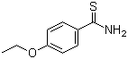 structure of CAS# 57774-79-5, 4-Ethoxybenzenecarbothioamide