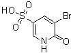 5-溴-1,6-二氢-6-氧代-3-吡啶磺酸分子结构 (CAS 577985-06-9)