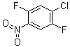 结构式 CAS# 578-28-9, 4-氯-2,5-二氟硝基苯