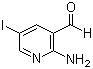 2-Amino-5-iodopyridine-3-carboxaldehyde  molecular structure (CAS 578007-67-7)