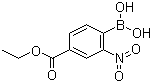 4-Ethoxycarbonyl-2-nitrophenylboronic acid molecular structure (CAS 5785-70-6)