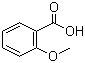structure of CAS# 579-75-9, o-Anisic acid;2-Methoxybenzoic acid; o-Methoxybenzoic acid