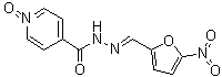 4-吡啶羧酸[(5-硝基-2-呋喃基)亚甲基]酰肼 1-氧化物分子结构 (CAS 57905-63-2)