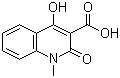 1,2-Dihydro-4-hydroxy-1-methyl-2-oxo-3-quinolinecarboxylic acid molecular structure (CAS 57931-81-4)