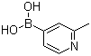 2-Methylpyridine-4-boronic acid molecular structure (CAS 579476-63-4)
