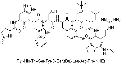 结构式 CAS# 57982-77-1, 布舍瑞林