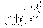 甲睾酮分子结构 (CAS 58-18-4)