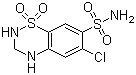 双氢氯噻嗪分子结构 (CAS 58-93-5)
