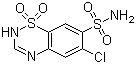 氯噻嗪分子结构 (CAS 58-94-6)