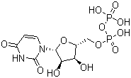 结构式 CAS# 58-98-0, 尿苷-5'-二磷酸