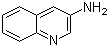 3-氨基喹啉分子结构 (CAS 580-17-6)