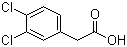 3,4-二氯苯乙酸分子结构 (CAS 5807-30-7)