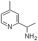 1-(4-Methyl-2-pyridinyl)ethanamine molecular structure (CAS 58088-63-4)